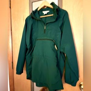 L.L. Bean, classic, anorak, men’s, large, green